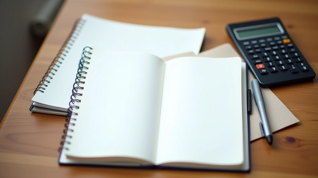 Deux carnets distincts représentant les différents types de comptes financiers