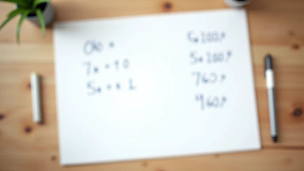 Calculs et proportions écrites sur un tableau blanc pour partager les dépenses équitablement